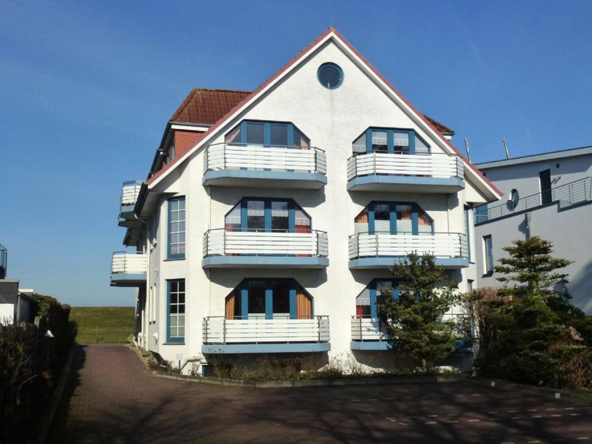 Haus Dünenglück Whg. 23, Teilseesicht Cuxhaven Exterior foto